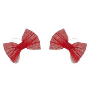 Build A Bear 2pk Red Sparkle Bows Valentines Day | DVFJP8794