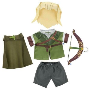 Build A Bear Lord Of The Rings Legolas Costume Outfits | JLGKP7203