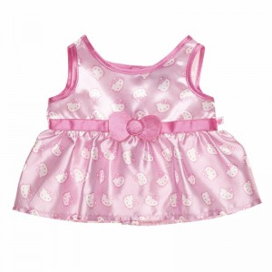 Build A Bear Sanrio® Hello Kitty® and Friends Iridescent Pink Valentine's Day Dress Dresses | MLUHE7561