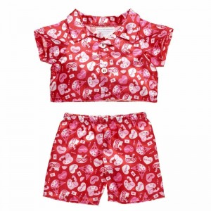 Build A Bear Sanrio® Hello Kitty® and Friends Galentine's Day PJs Pyjama's & Underwear | MZKRB5439